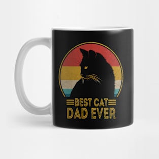 Best Cat Dad Ever Vintage Mug